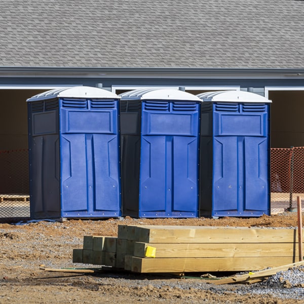 what is the maximum capacity for a single porta potty in Coconut Creek Florida